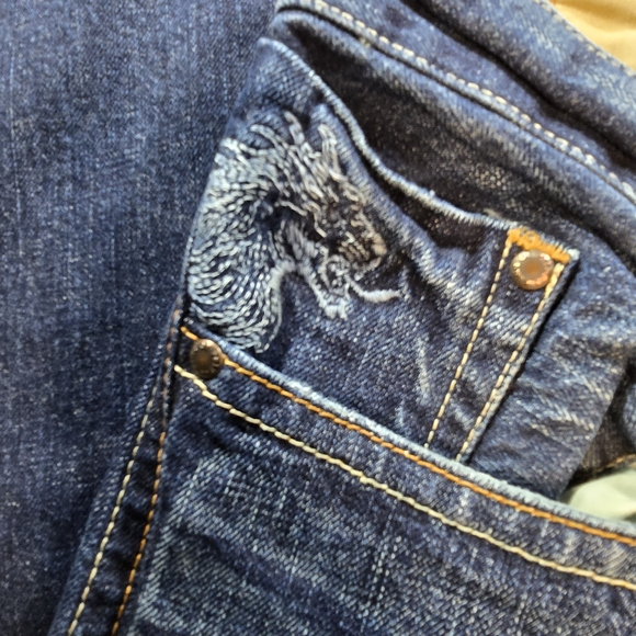 Relaxed Fit Men's Denim Jeans - Picture 3 of 10